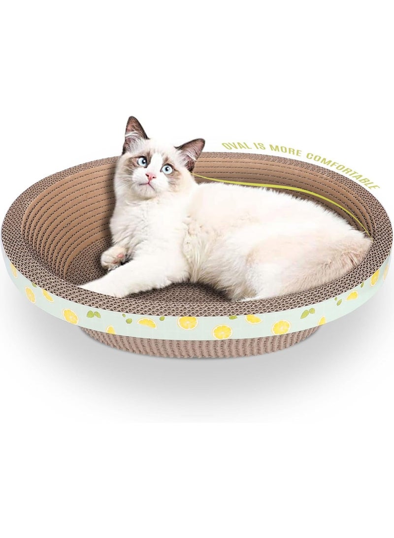 Queens Pet Cat Scratch Board Cardboard Cat Scratcher, Cat Scratching Pad Cat Grinding Claw Interactive Ball Scratch Toy - Image 3
